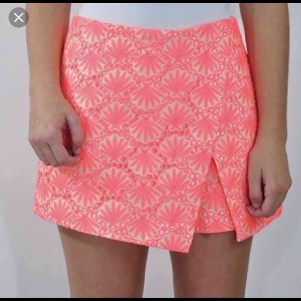 Lilly Pulitzer Papaya Seashell Skort